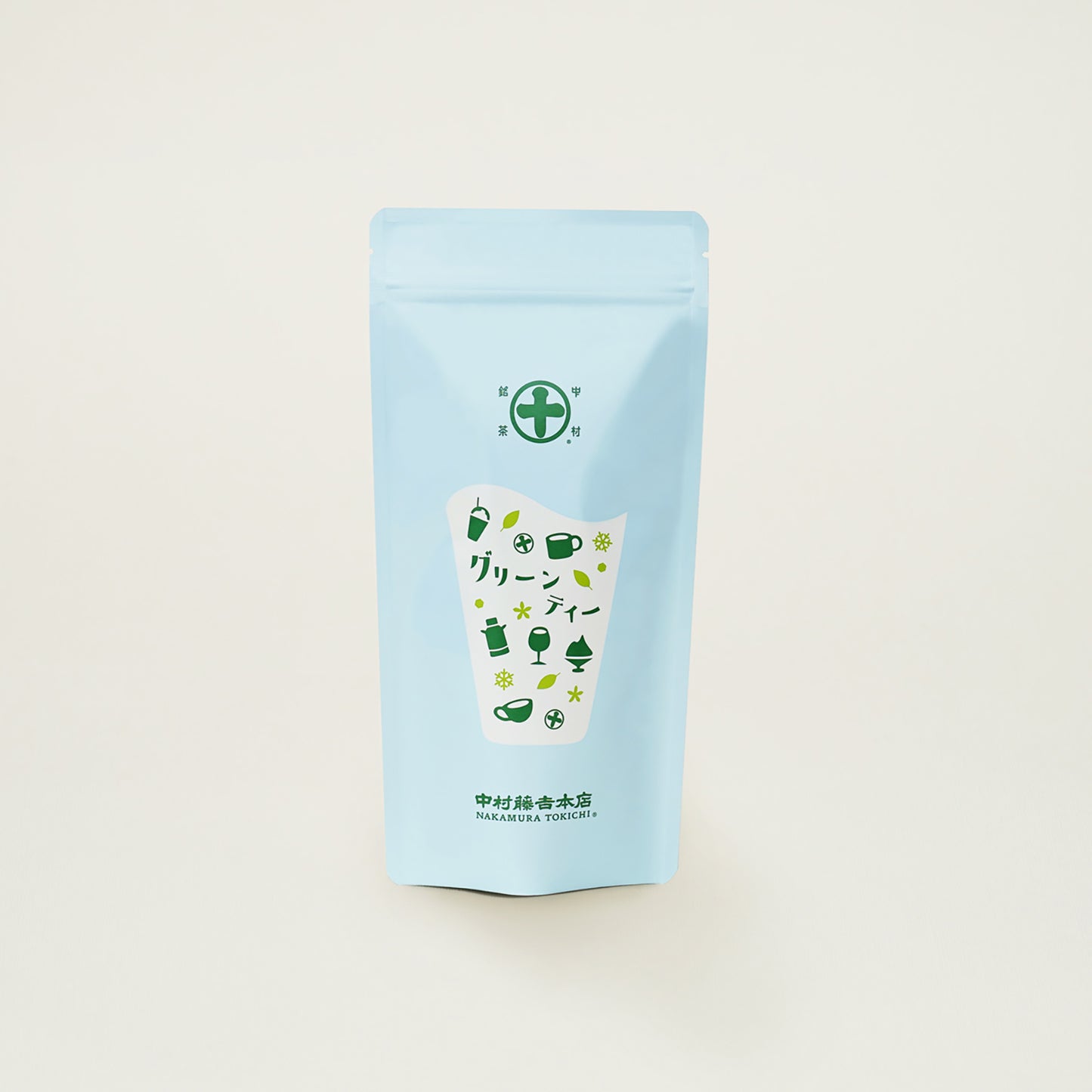 Assortment of 2 types of green tea bags and malt bakes