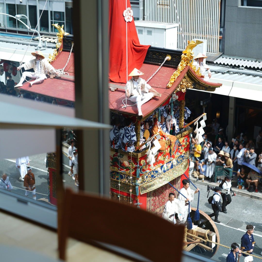 四条店にてはじめての祇園祭