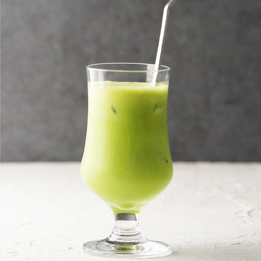 ミクスチャを使って、抹茶ミルクセーキを作る