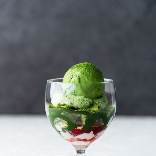 おうちで作る抹茶パフェ