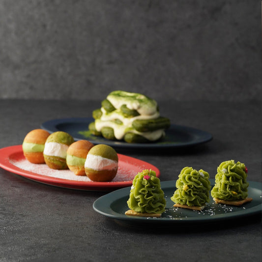 冬のホームパーティーにぴったり！抹茶スイーツ3選（ティラミス・マリトッツォ・スイートポテト）