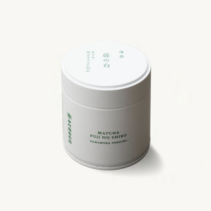 京都 宇治 中村藤吉本店 抹茶『藤の白』30g 缶入。薄茶・抹茶ラテ・お菓子作りに使いやすい抹茶