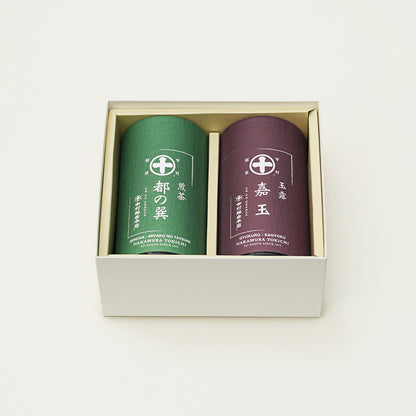Assortment of Sencha "Miyako no Tatsumi" and Gyokuro "Kagyoku"