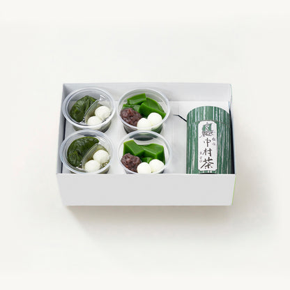 期間限定,生茶ゼリイ中村茶,生茶ゼリイ抹茶,80g缶入の中村茶