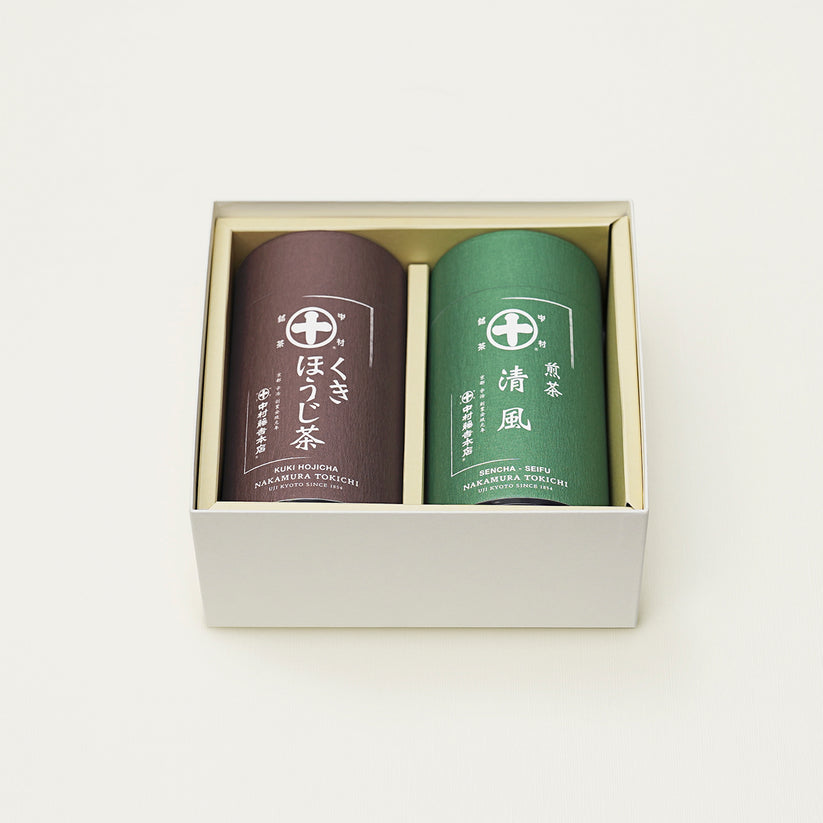 煎茶『清風』・くきほうじ茶詰合せ – 中村藤吉本店