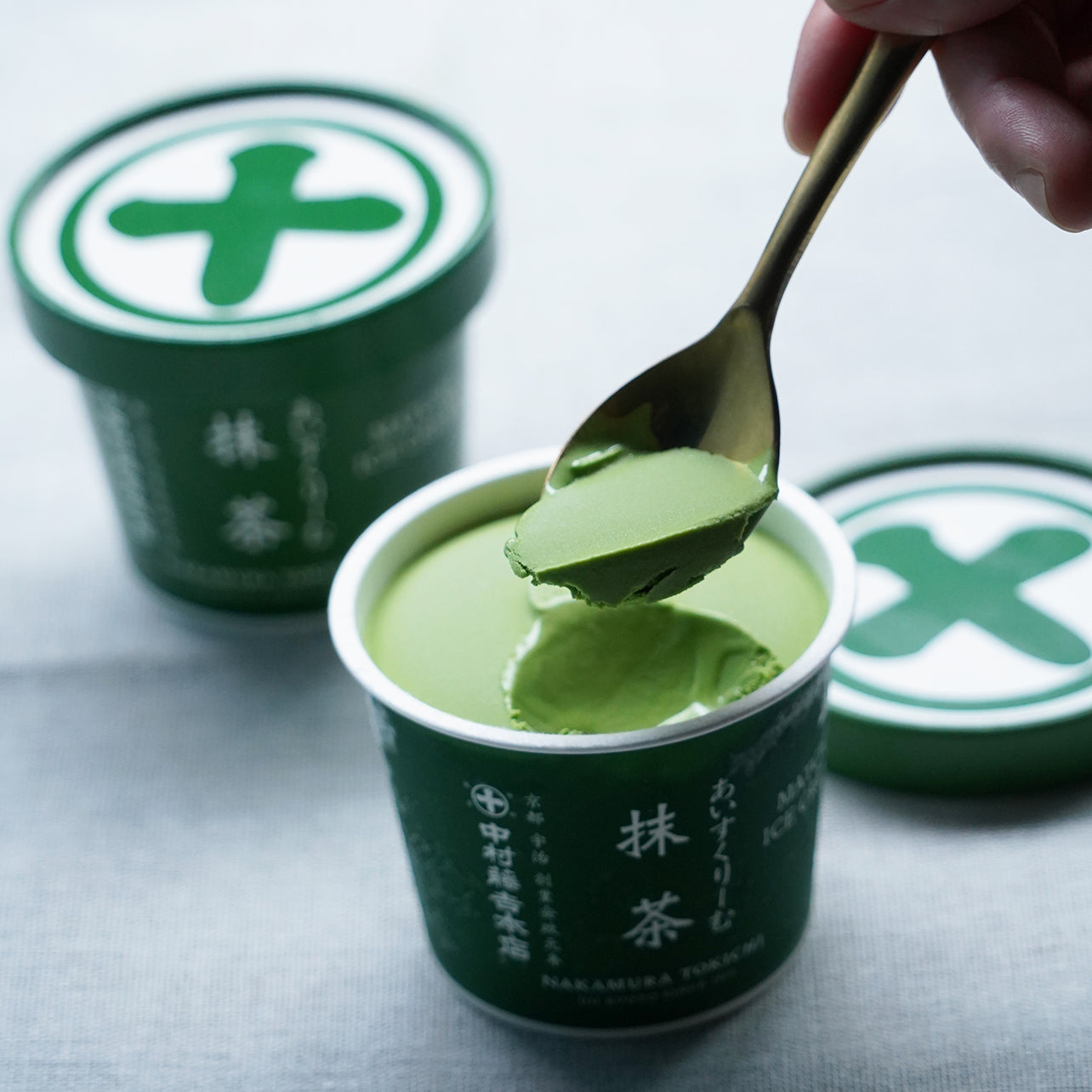 Assorted ice cream [Matcha×6・Roasted green tea×6]
