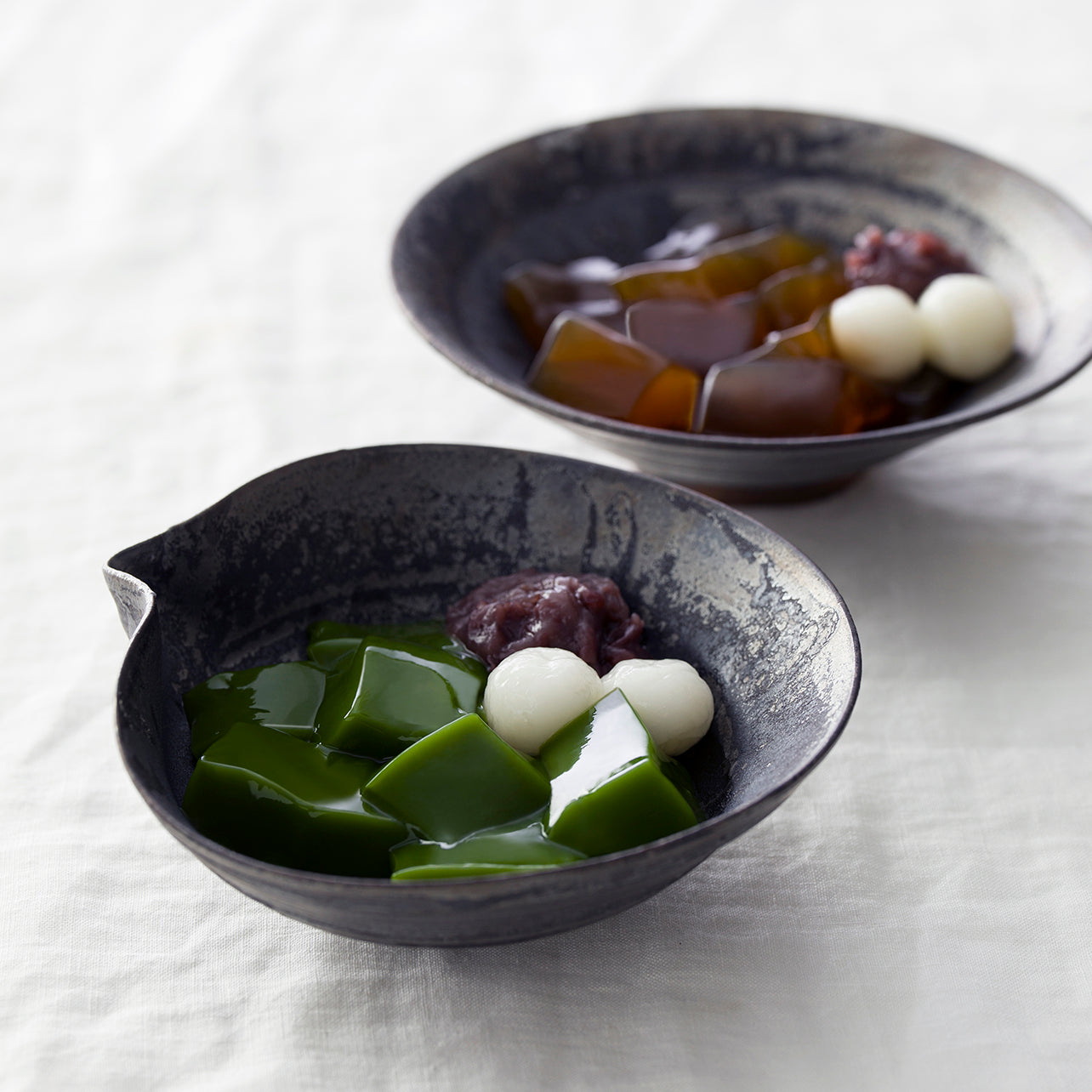 2 types of Namacha Jelly, Assorted Baked Sweets [D]