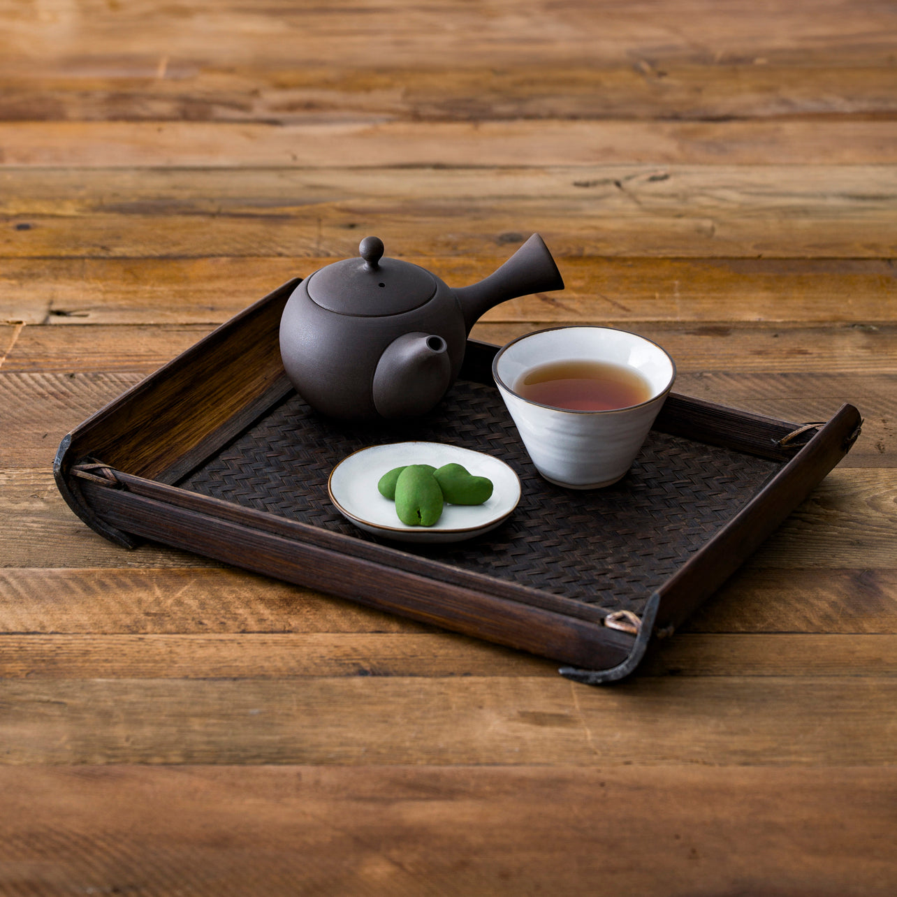 お茶菓子入れ Ochanotane [Matcha pecan] – 中村藤吉本店