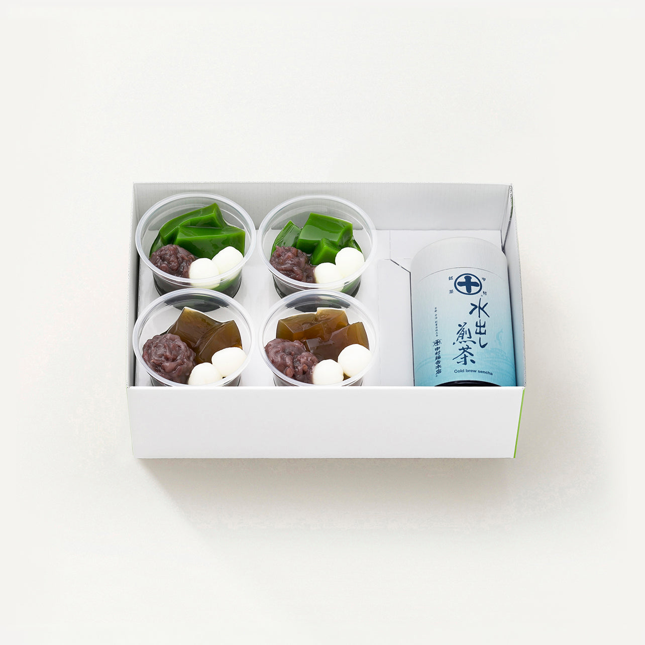 Assortment of 2 types of Namacha Jelly and Cold Brewed Sencha