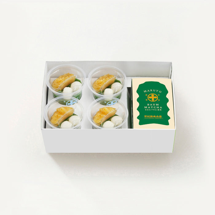生茶ゼリイ［夏の果］・まるとバウム［抹茶］詰合せ