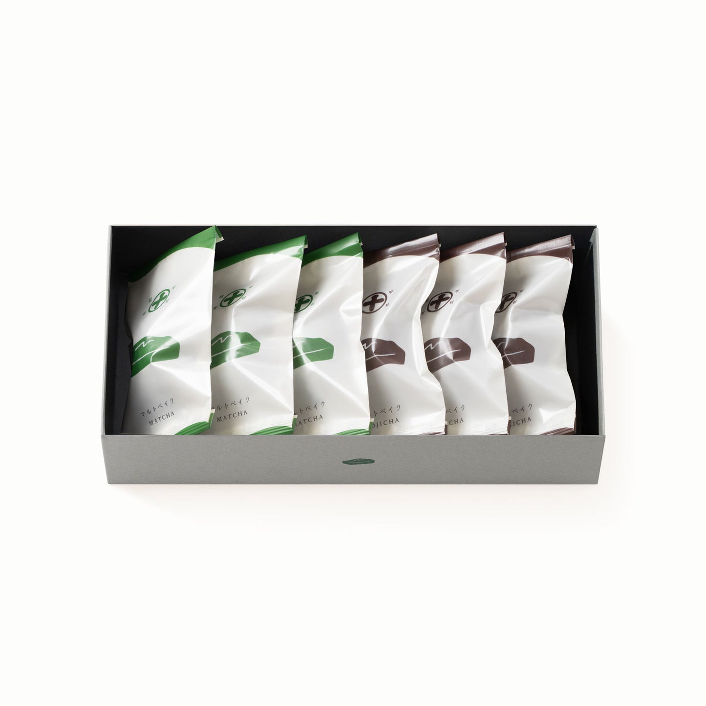 Assortment of 6 Maruto Bake [Matcha x 3, Hojicha x 3]