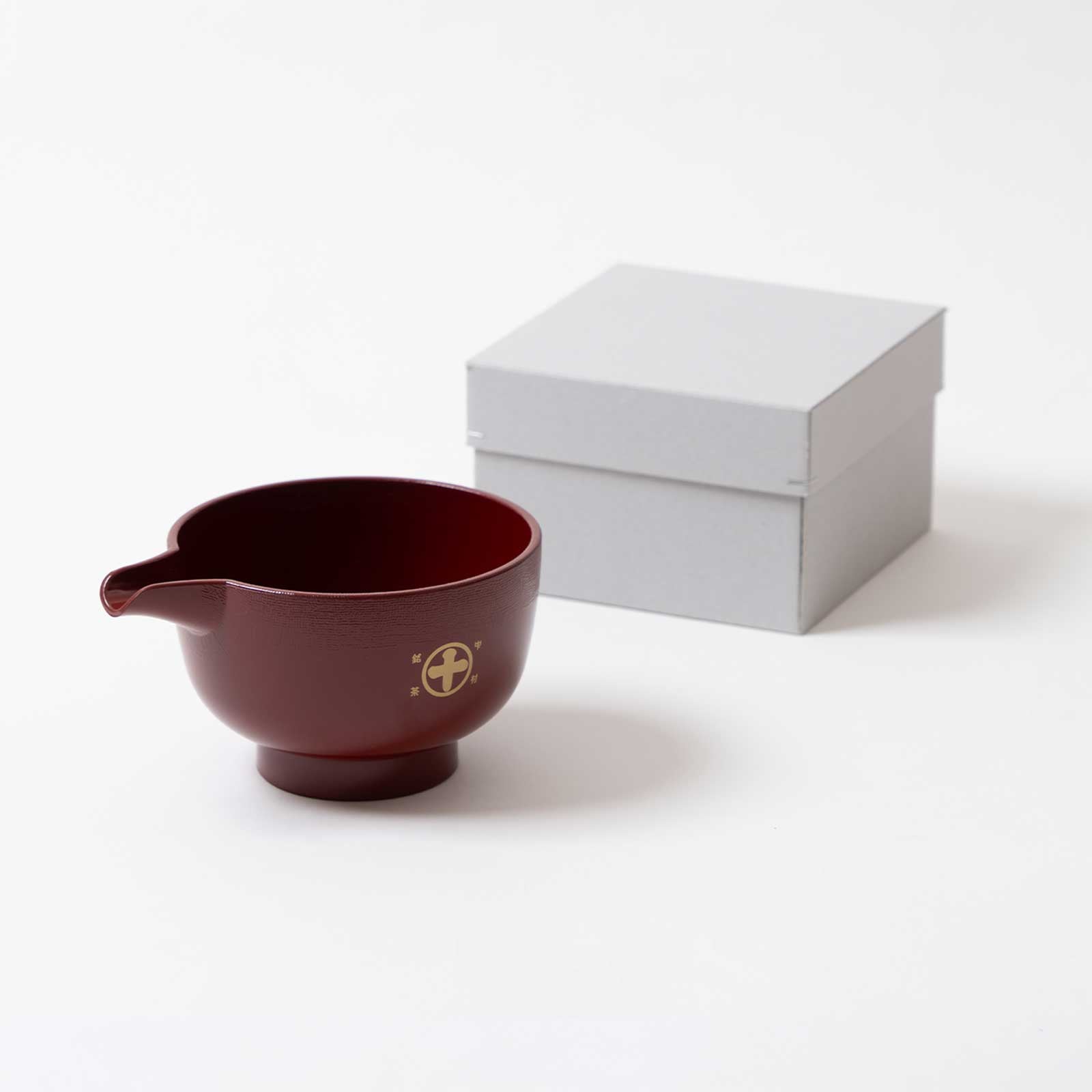 まると片口 朱｜お茶用片口｜中村藤吉本店