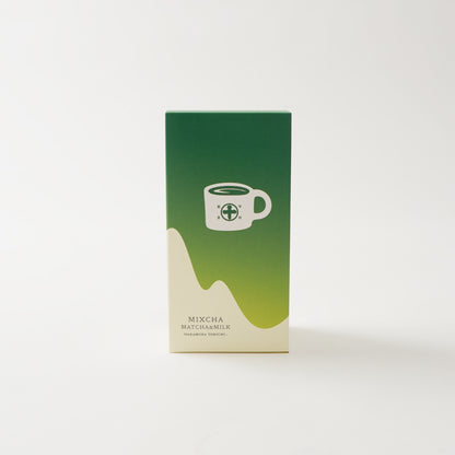 京都 宇治 中村藤吉本店 の抹茶の香りとまろやかさを手軽に楽しめる抹茶ドリンク「ミクスチャ［抹茶とミルク］」。