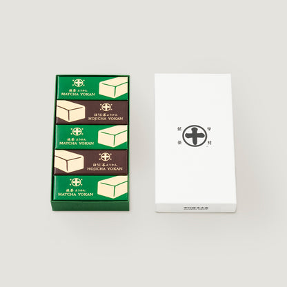 小柄ようかん詰合せ［抹茶×3・ほうじ茶×2］